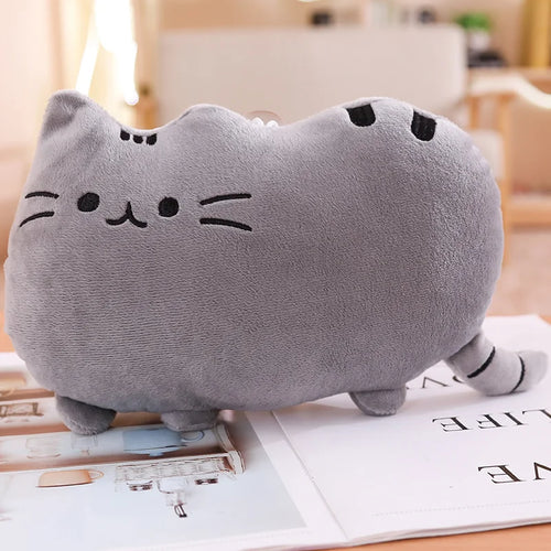 Kawaii Cat Plush Pillow Stuffed Toy Colorful Cushion Soft Fat Cat Doll