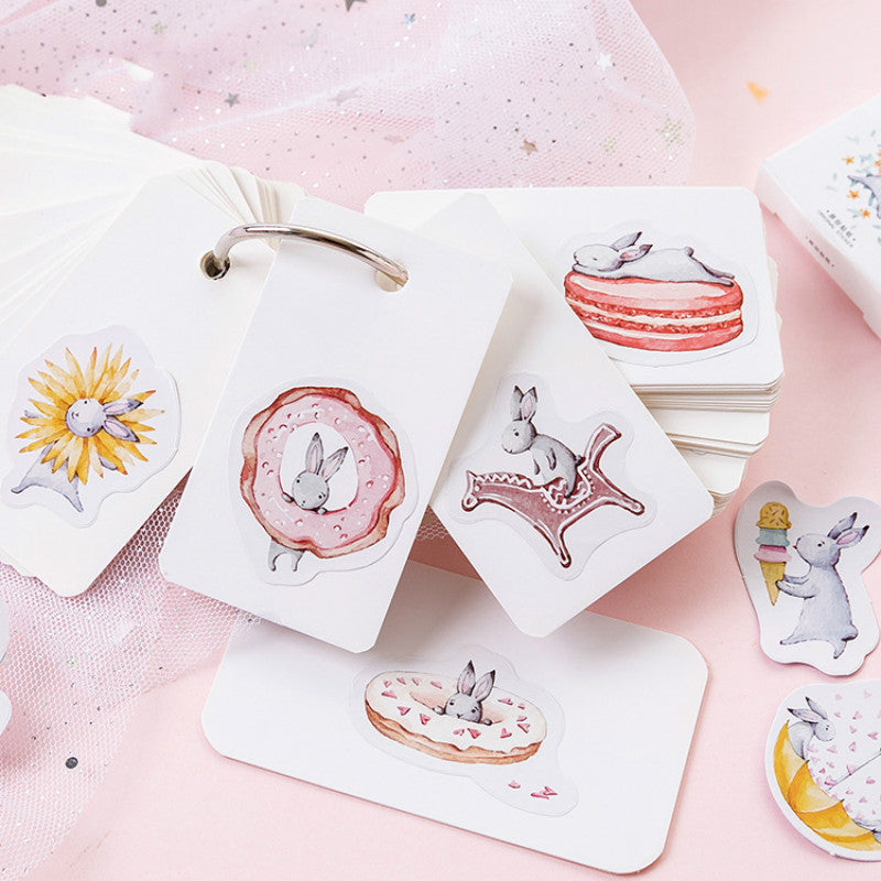 Mini Kawaii Hare-Themed - Cute Mohamm Month Diary Decor