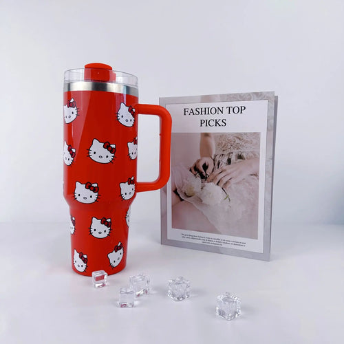 Sanrio Hello Kitty 40Oz Stainless Steel Insulated Mug With Handle