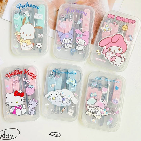 Sanrio Cinnamon Roll, Kuromi, My Melody, Manicure Set