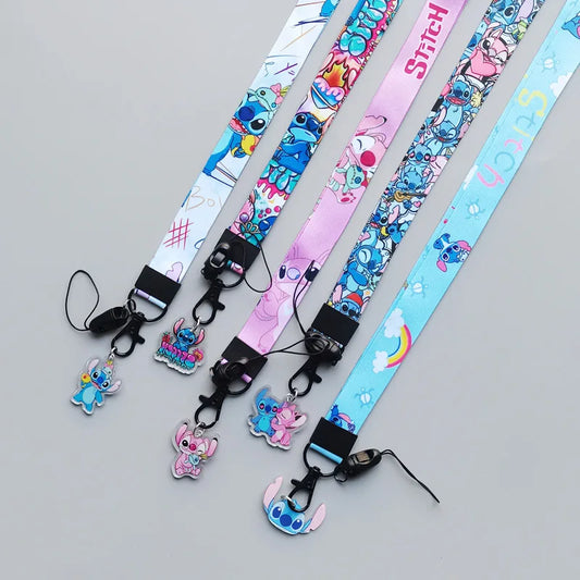 Stitch Lanyard for Keys and ID Badges -Neck Strap