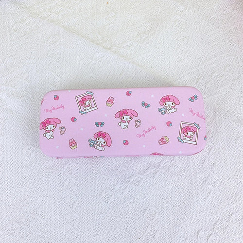 Sanrios Glasses Case Anime Kuromi, My Melody, Hello Kitty