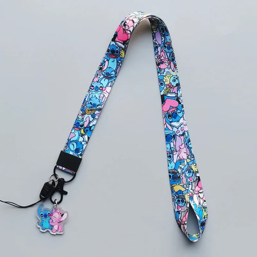 Stitch Lanyard for Keys and ID Badges -Neck Strap