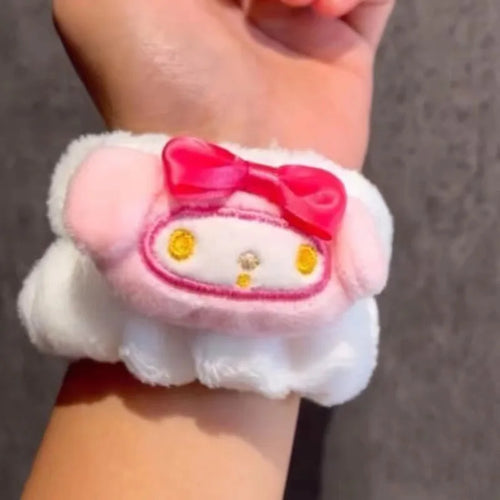 Sanrio Kuromi My Melody Kawaii Cartoon Face Wash Wristband Hair Band