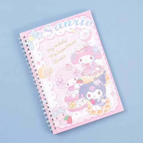 Kawaii Sanrio Kuromi Coil Notebook A5 Notebook Exercise Book Girls