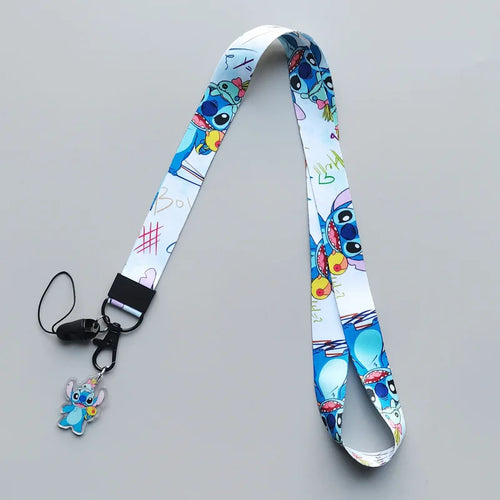 Stitch Lanyard for Keys and ID Badges -Neck Strap