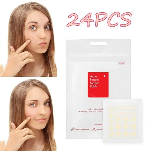 24pcs Face Acne Pimple Spot Facial Skin Care Blackhead Removal Freckle