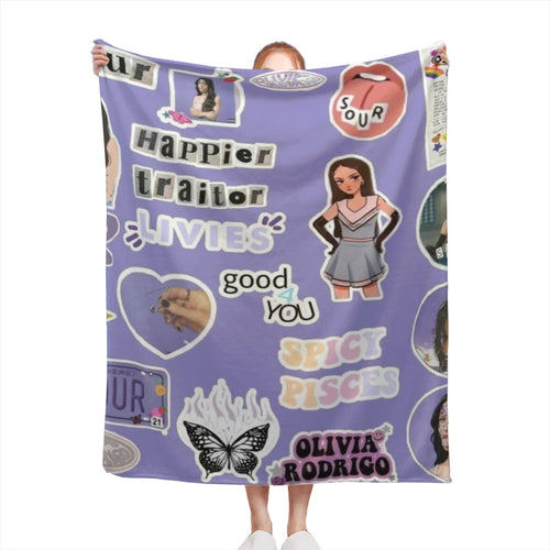 Olivia Vampire Rodrigos Sour Blanket Sofa Bedroom Bed Home Office Nap