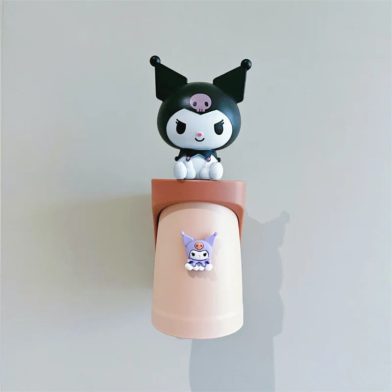 Sanrio Kawaii Cinnamoroll Kuromi Pochacoo Washing Cup Holder