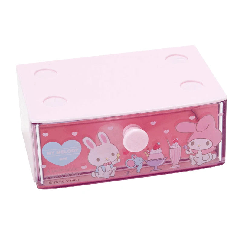 Sanrio Kawaii Hello Kitty My Melody Anime Desktop Decoration Drawer