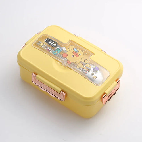 Bento Lunch Box for Kids Girls Cartoon Students Kawaii Cute Dinosaur