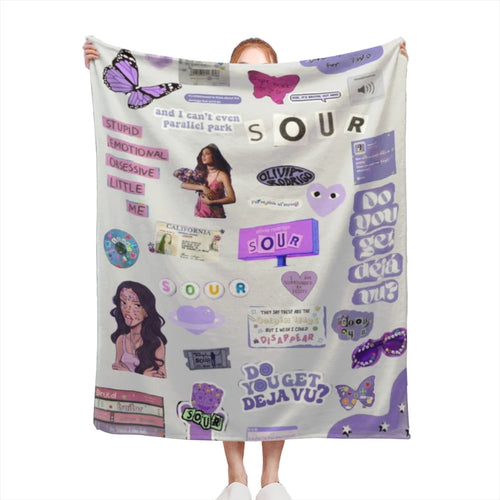 Olivia Vampire Rodrigos Sour Blanket Sofa Bedroom Bed Home Office Nap