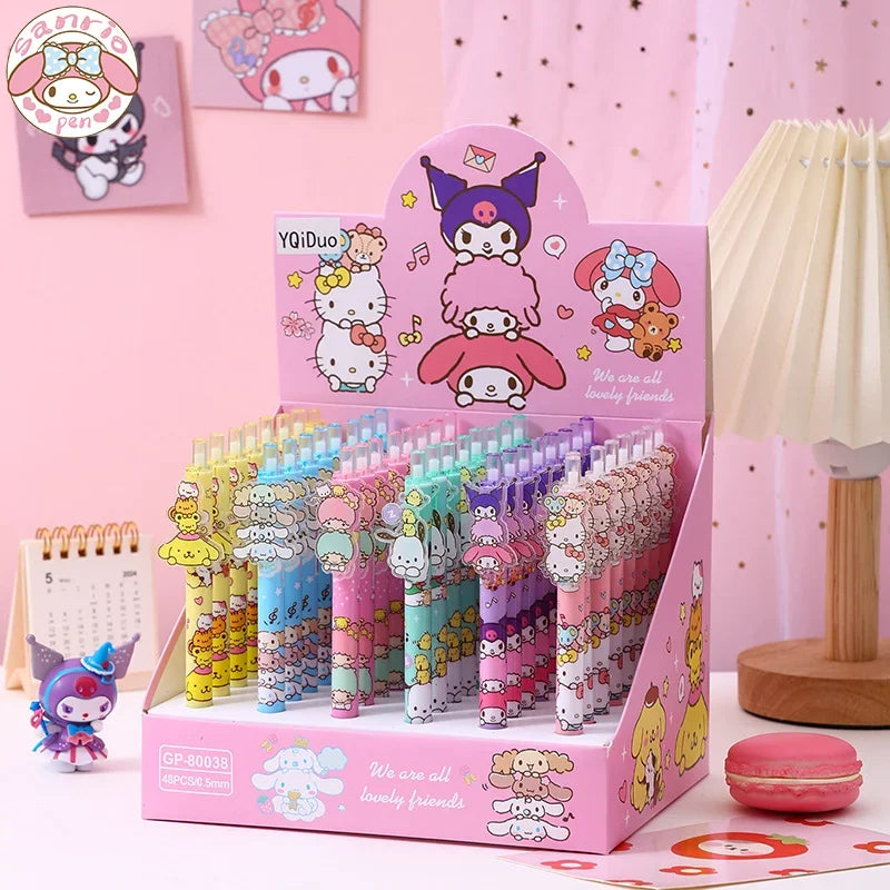 Sanrio Cartoon Stacked Music Acrylic Patch Press Gel Pen