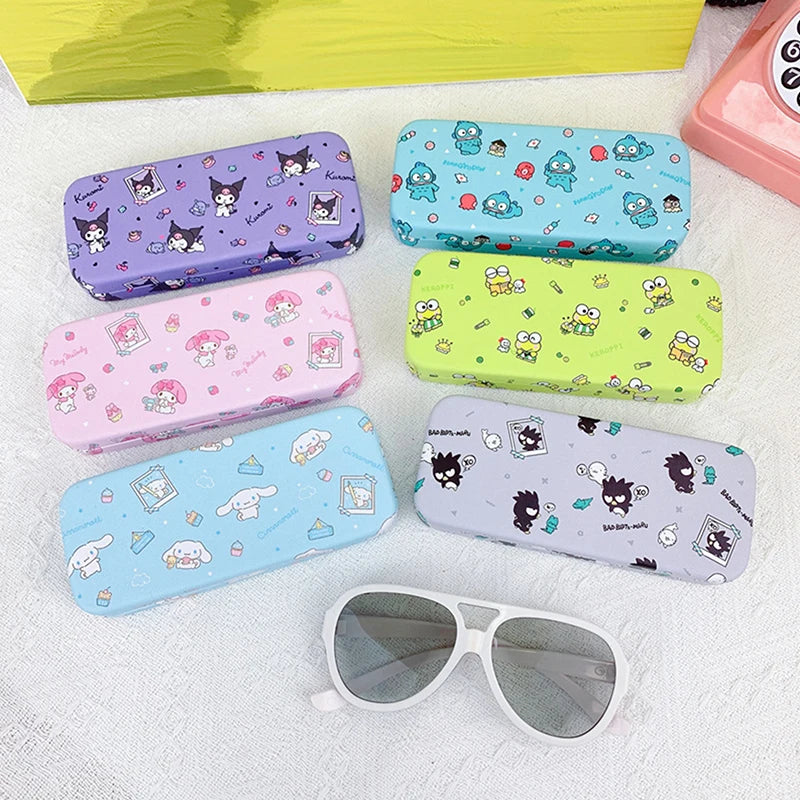 Sanrios Glasses Case Anime Kuromi, My Melody, Hello Kitty