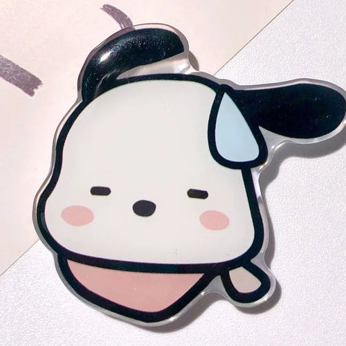 1pcs Sanrio Ring Buckle iPhone Accessories Pochacco Cute Cartoon