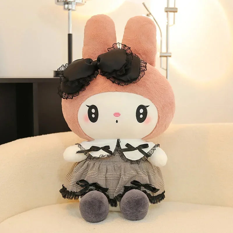 60cm Sanrio Kuromi My Melody Plush Stuffed Dolls Kawaii Cartoon Sofa