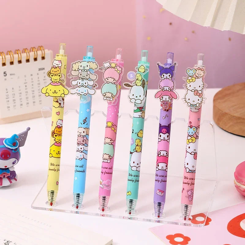 Sanrio Cartoon Stacked Music Acrylic Patch Press Gel Pen