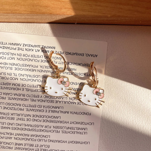 Hello Kittys, Kuromis, Melodys Silver Needle Earrings Cute