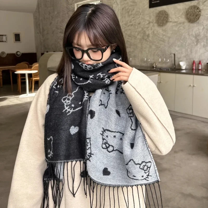 Hello Kitty New Autumn and Winter Warm Scarf