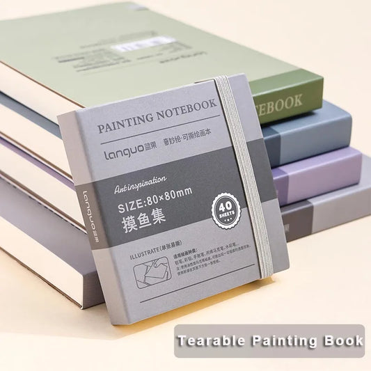 40 Sheets Tearable Painting Notebook Creative Thick Blank Drawing Book