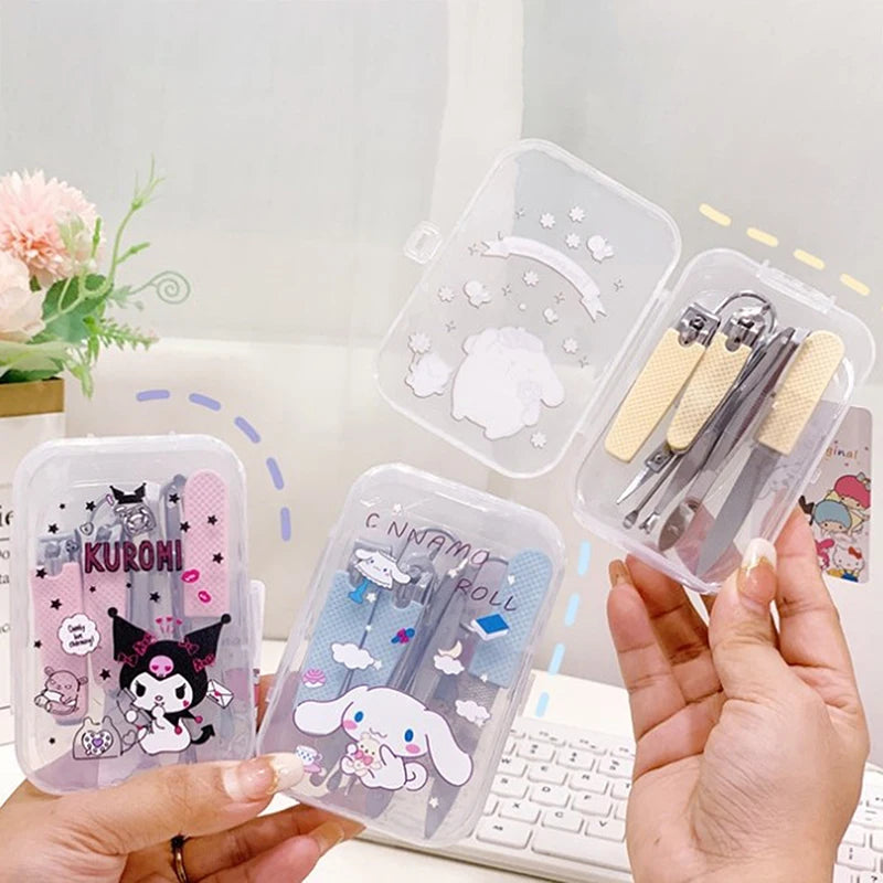 Sanrio Cinnamon Roll, Kuromi, My Melody, Manicure Set