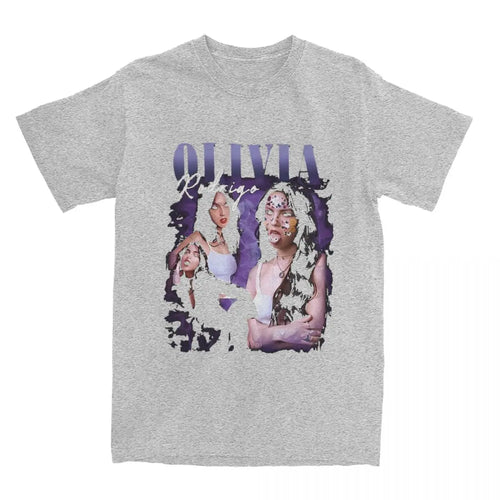 Men Women Music O-Olivia Cool R-Rodrigo Singer T Shirts Cotton Clothes