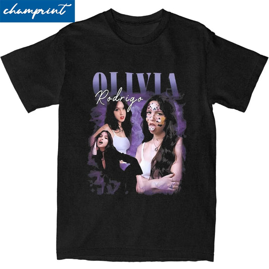 Men Women Music O-Olivia Cool R-Rodrigo Singer T Shirts Cotton Clothes