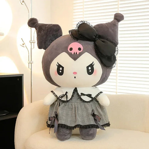 60cm Sanrio Kuromi My Melody Plush Stuffed Dolls Kawaii Cartoon Sofa