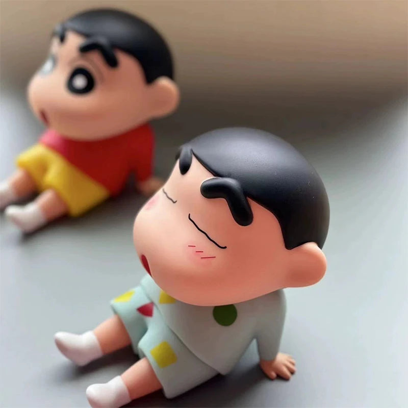 Crayon Shin-Chan Phone Holder Kawaii Anime Desktop Ornaments Cartoon