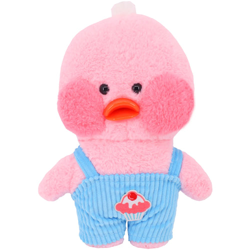 30Cm Lalafanfan Yellow Duck Plush Animal Clothes Blue