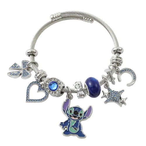 New Stitch Mickey Christmas Advent Calendar Bracelets 24 Days Xmas