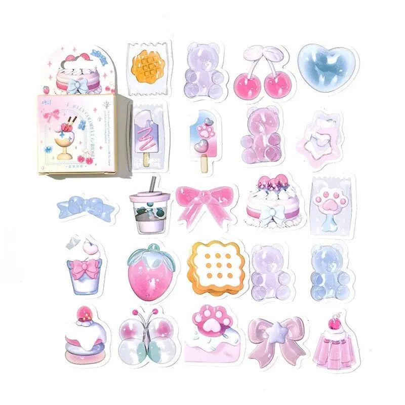 Boxed Stickers Sweetheart Cute Cartoon Genie Seal Stickers Hand