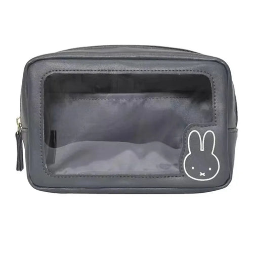 Kawaii Miffy Translucent  Makeup Bag Large Capacity Waterproof