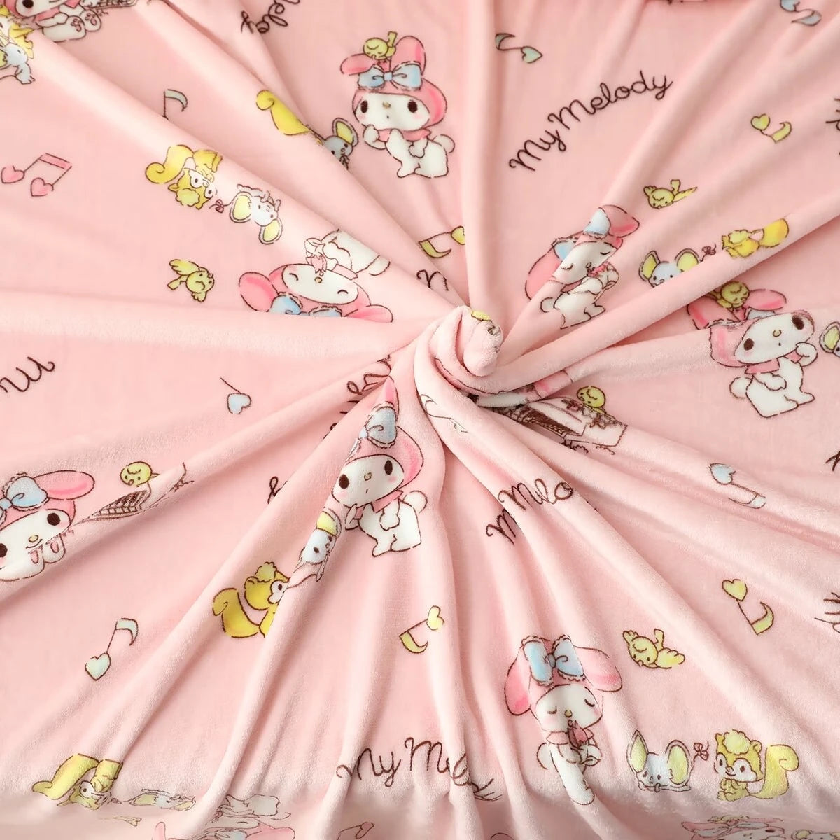 Sanrio Cute My Melody Warm Blanket Lovely Cartoon Printed Blanket For