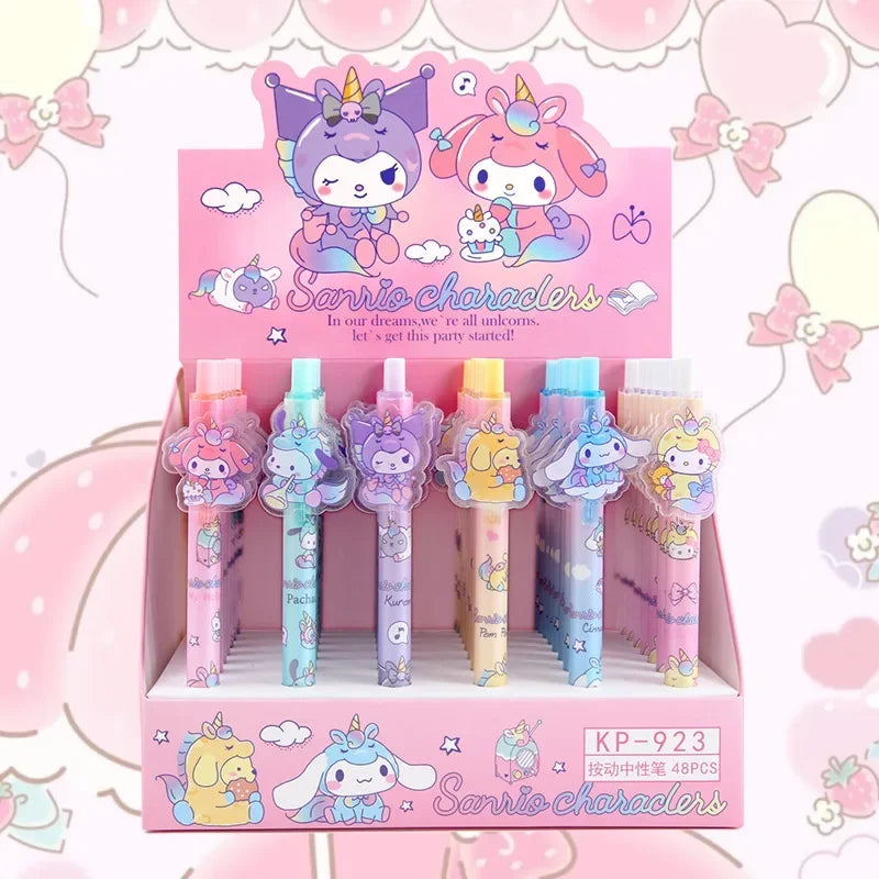 Sanrio Cartoon Stacked Music Acrylic Patch Press Gel Pen