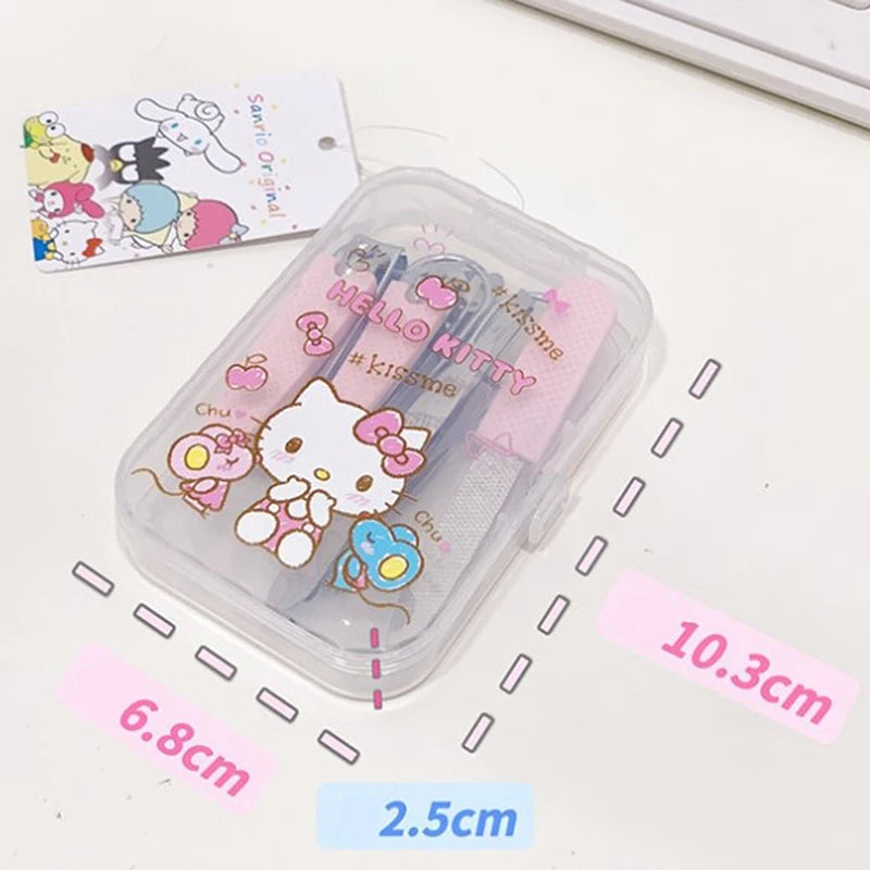 Sanrio Cinnamon Roll, Kuromi, My Melody, Manicure Set