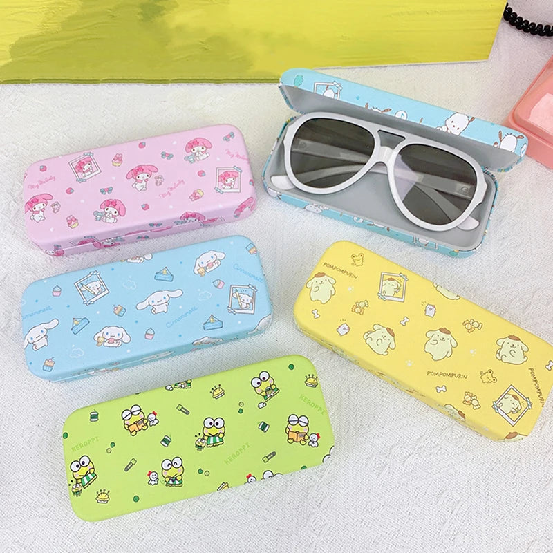 Sanrios Glasses Case Anime Kuromi, My Melody, Hello Kitty