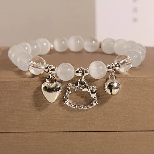 Sanrio Hello Kitty Beads Bracelets Bangle Cinnamoroll Kuromi