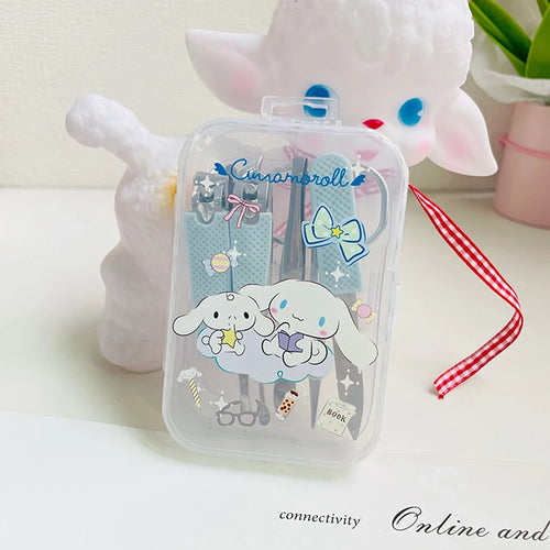 Sanrio Cinnamon Roll, Kuromi, My Melody, Manicure Set