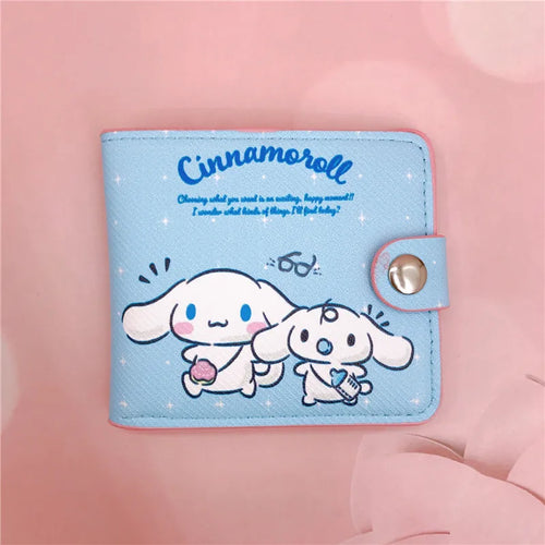 Kawaii Sanrio Pu Casual Money Bag Hello Kitty Cinnamoroll My Melody