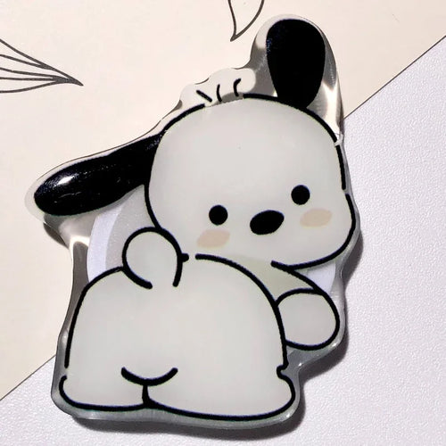 1pcs Sanrio Ring Buckle iPhone Accessories Pochacco Cute Cartoon