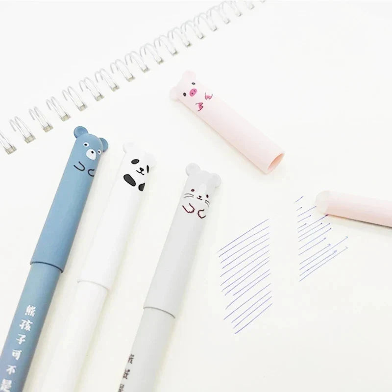 Cute Bear Erasable Pen Set - Fun