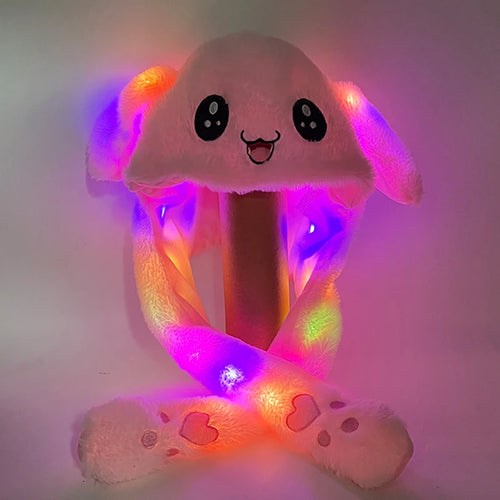 LED Rabbit Hat with Moving Ears