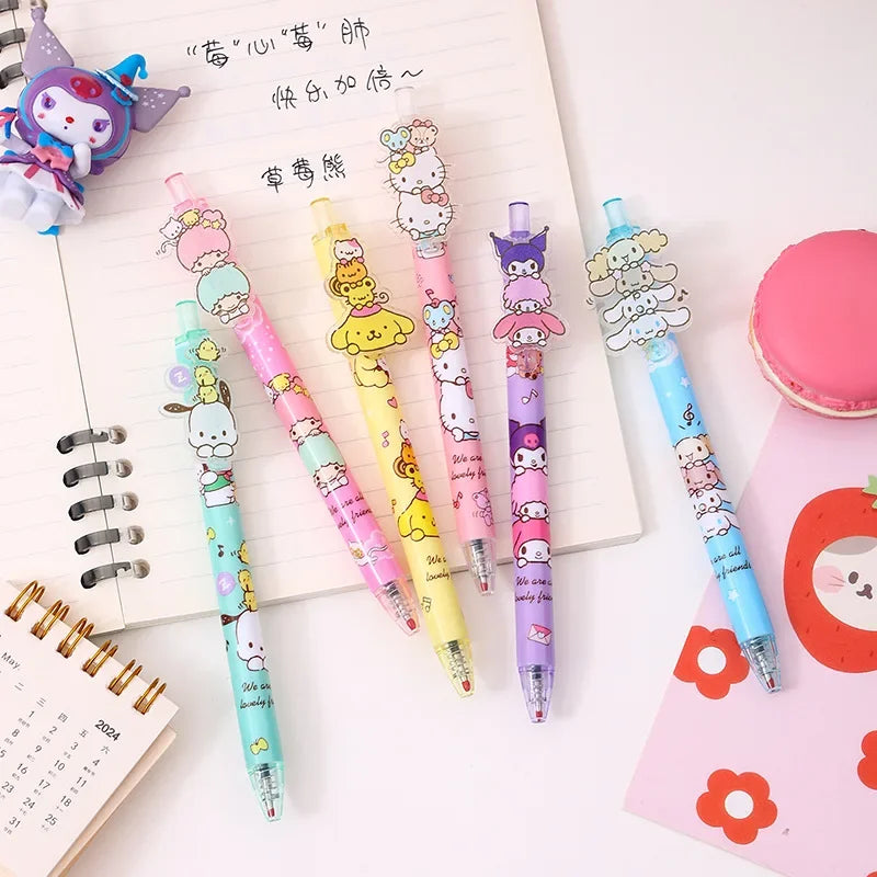 Sanrio Cartoon Stacked Music Acrylic Patch Press Gel Pen