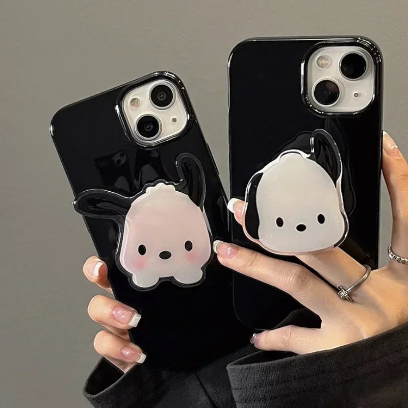 1pcs Sanrio Ring Buckle iPhone Accessories Pochacco Cute Cartoon