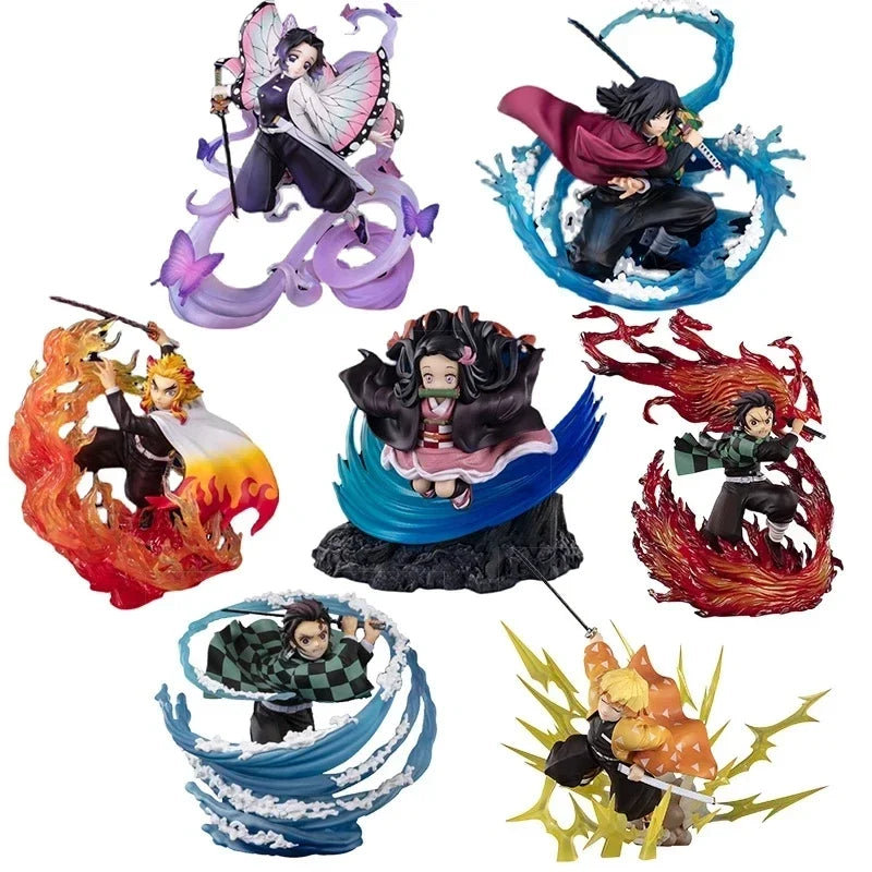 Demon Slayer Figure Model Blind Box PVC Material Anime Figure Surprise