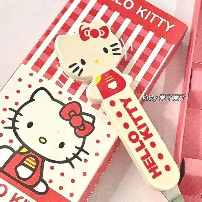 Sanrio Cute Hello Kittys Spoon Chopsticks Kawaii Cartoon Anime Two