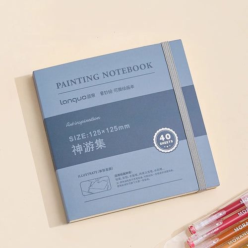 40 Sheets Tearable Painting Notebook Creative Thick Blank Drawing Book