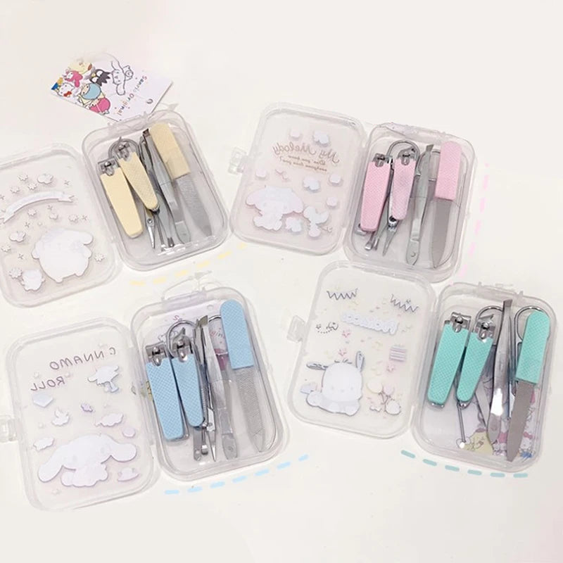 Sanrio Cinnamon Roll, Kuromi, My Melody, Manicure Set