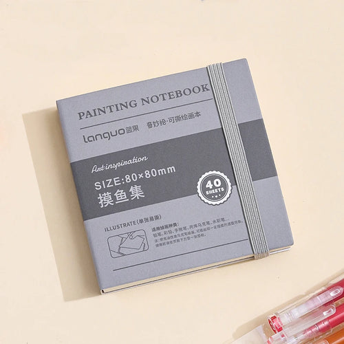 40 Sheets Tearable Painting Notebook Creative Thick Blank Drawing Book